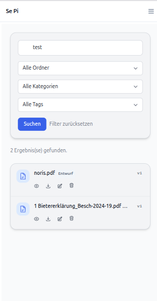 Selbst gehostetes DMS – Screenshot 22