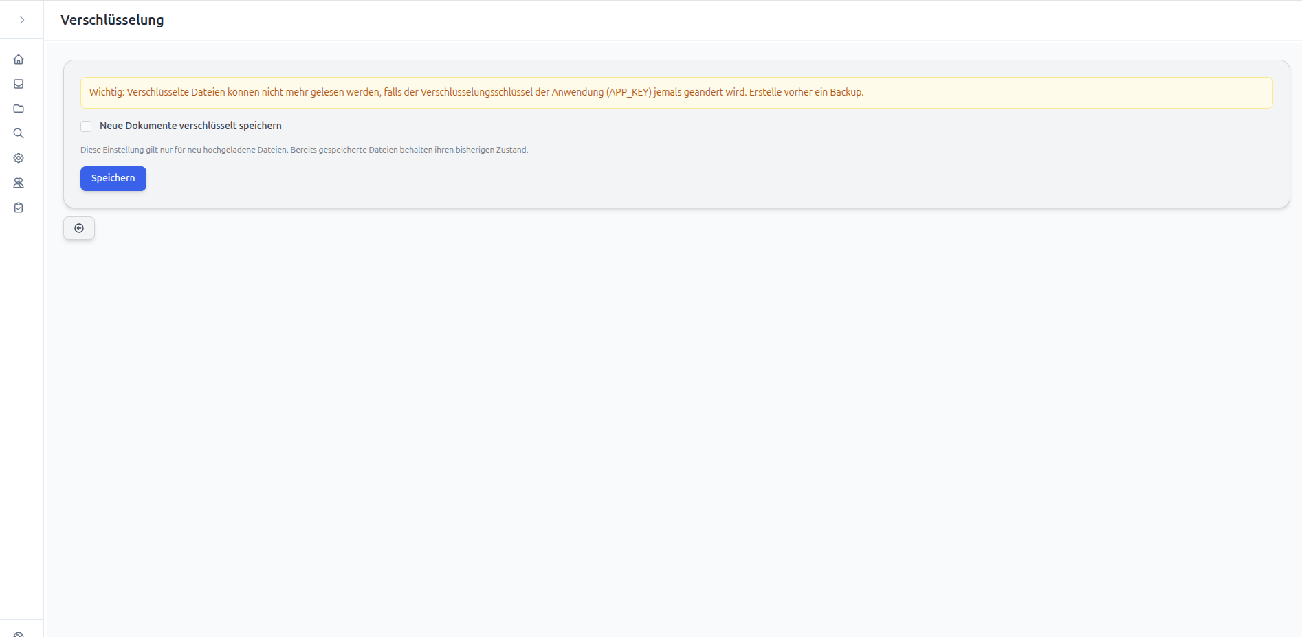 Selbst gehostetes DMS – Screenshot 15