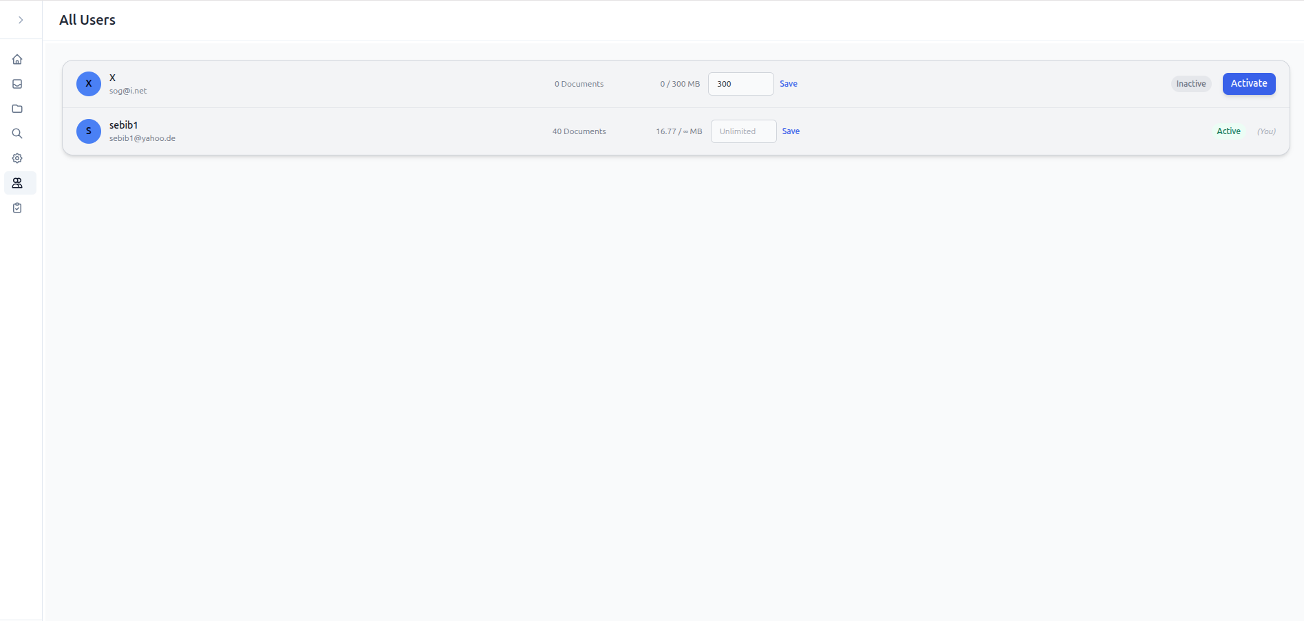 Self-Hosted DMS – Screenshot 11