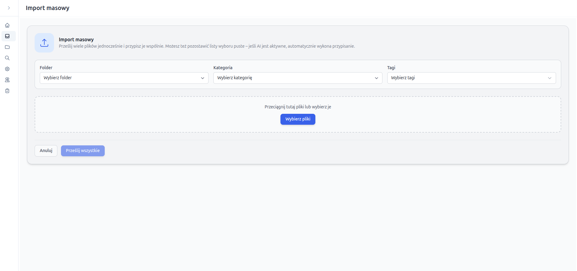 Samodzielnie hostowany system DMS – Screenshot 7