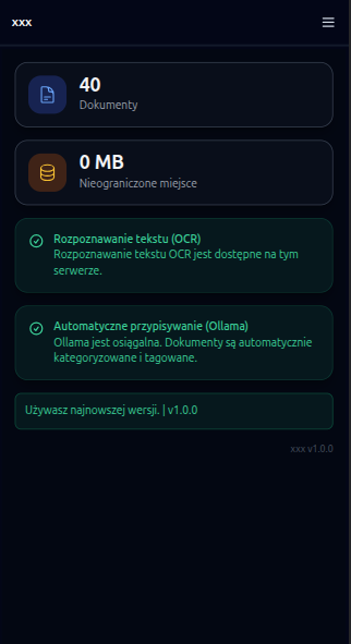 Samodzielnie hostowany system DMS – Screenshot 3
