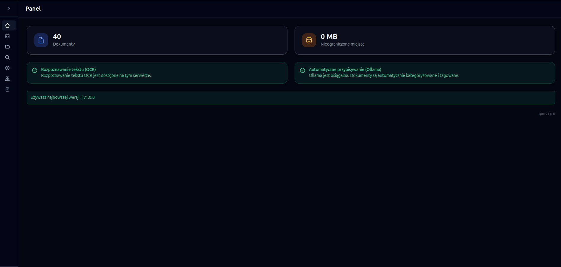 Samodzielnie hostowany system DMS – Screenshot 2