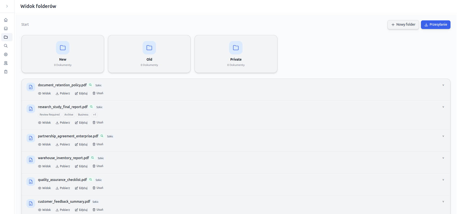 Samodzielnie hostowany system DMS – Screenshot 20