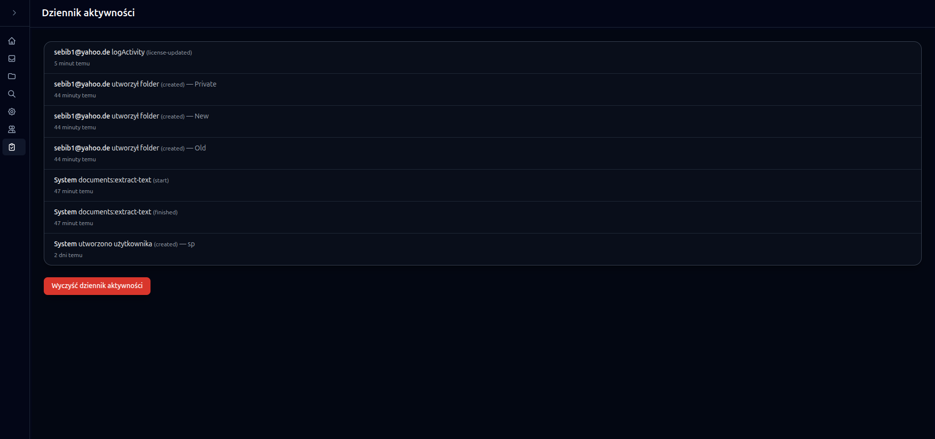 Samodzielnie hostowany system DMS – Screenshot 19