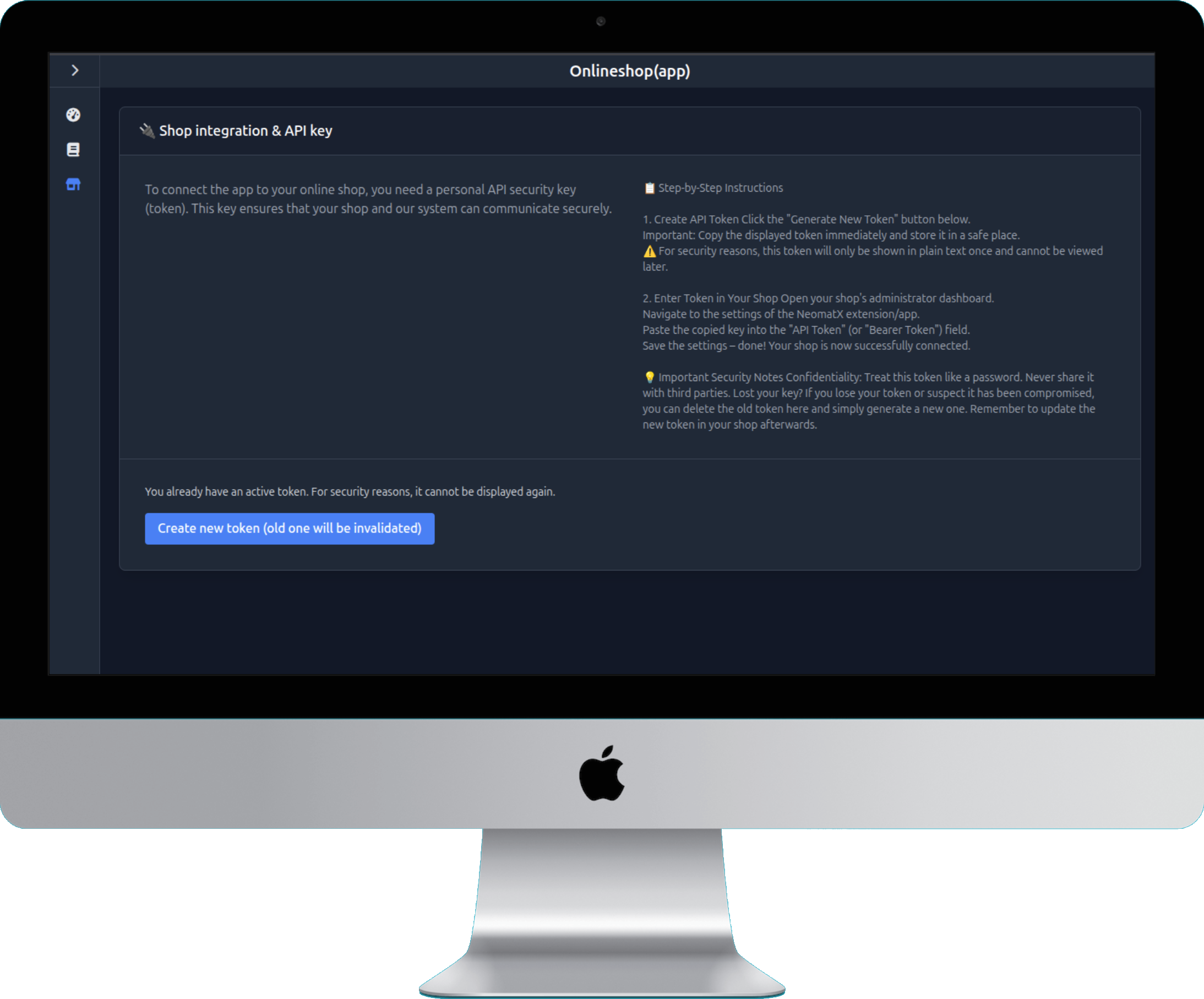 NeoMatX Connector for Shopware – Screenshot